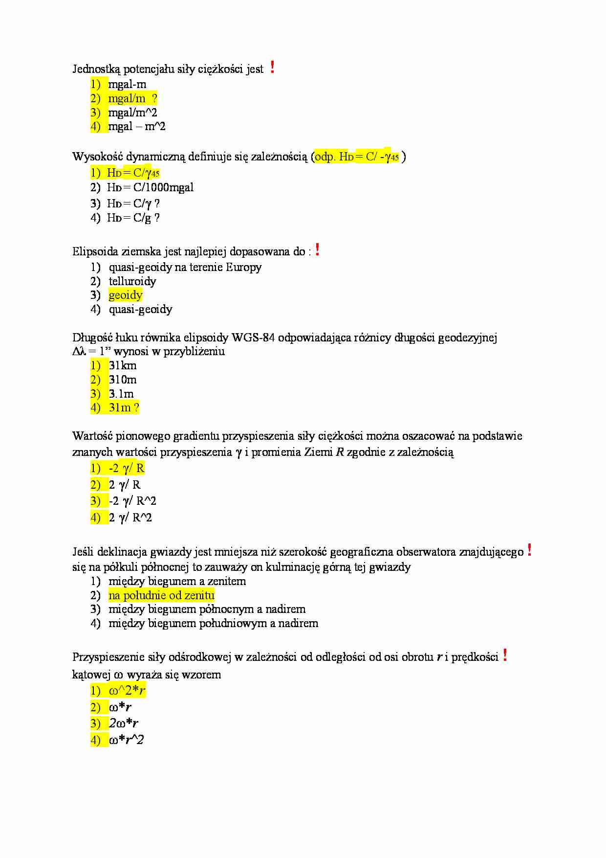 Egzamin GWSiAG - strona 1
