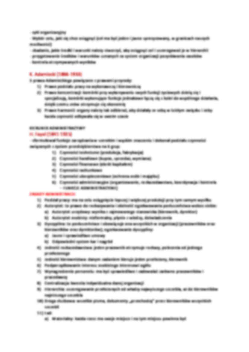 Zarządzanie i organizacja - wykłady - strona 2