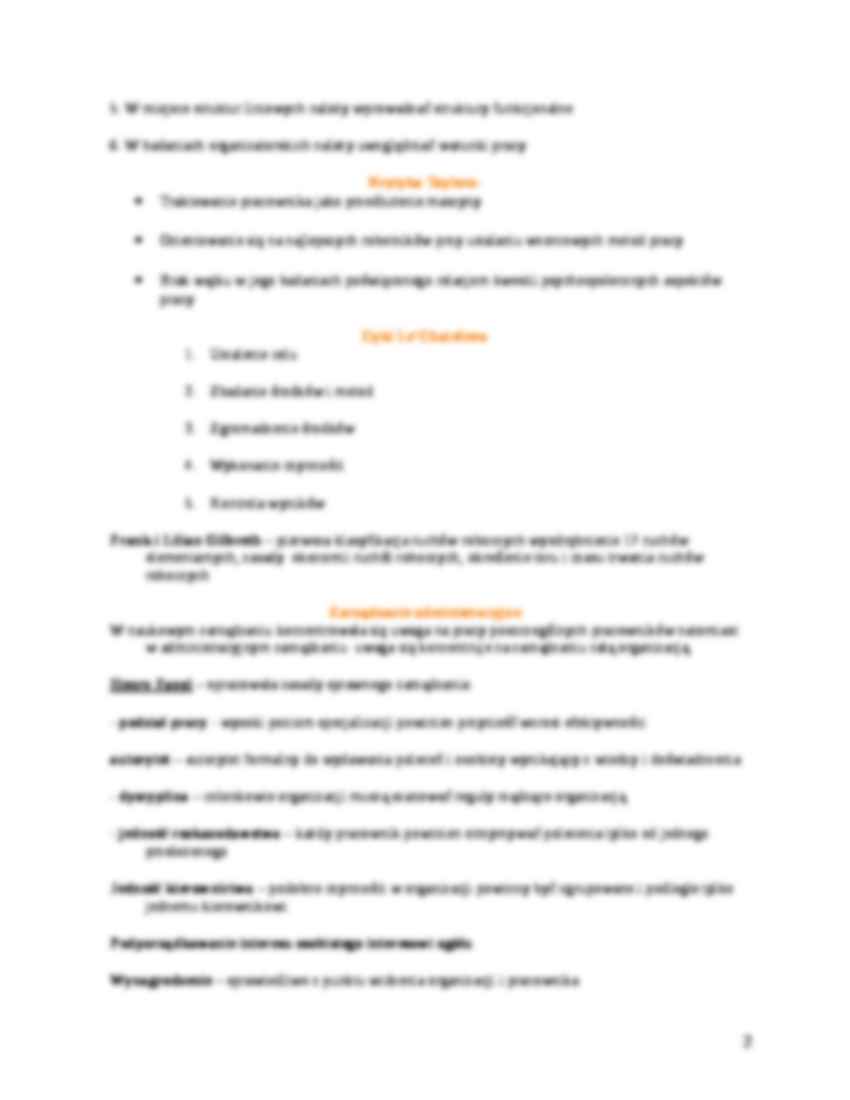 Podstawy organizacji i zarządzania: otoczenia organizacji oraz ewolucja zarządzania - strona 2