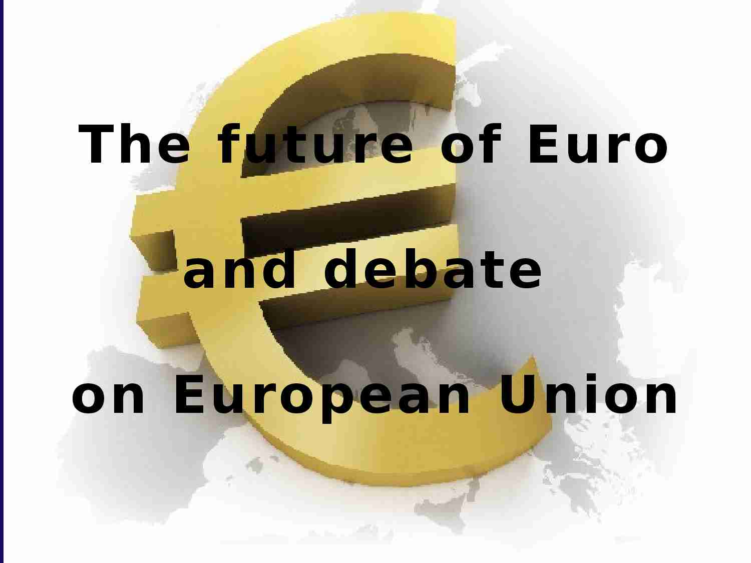 The future of Euro - strona 1