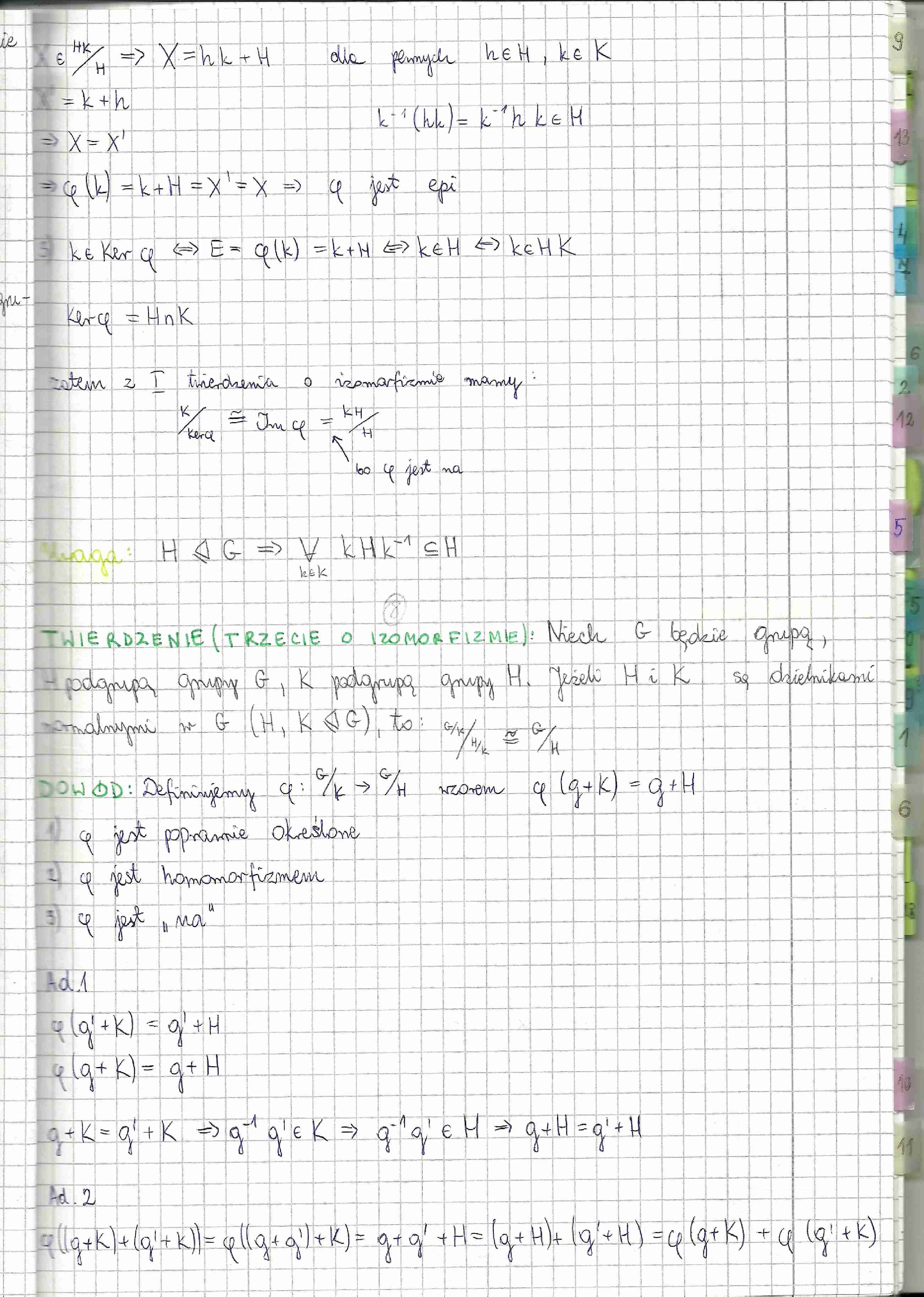 Algebra abstrakcyjna - materiały cz. II - strona 1
