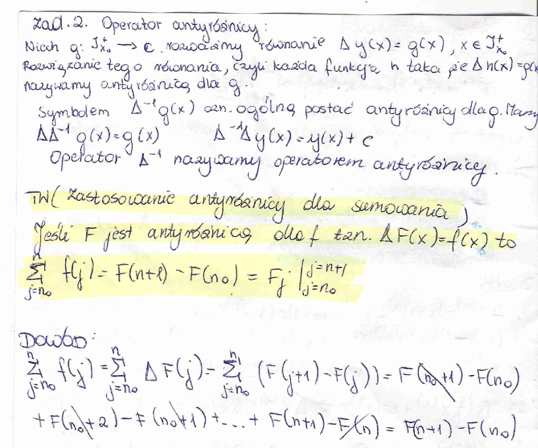 Równania rekurencyjne - zagadnienia na egzamin cz. 1 - strona 1
