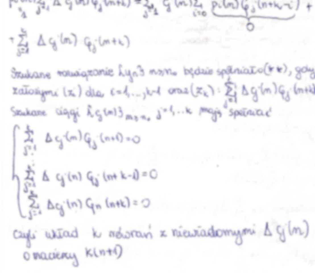 Równania rekurencyjne - zagadnienia na egzamin cz. 2 - strona 2