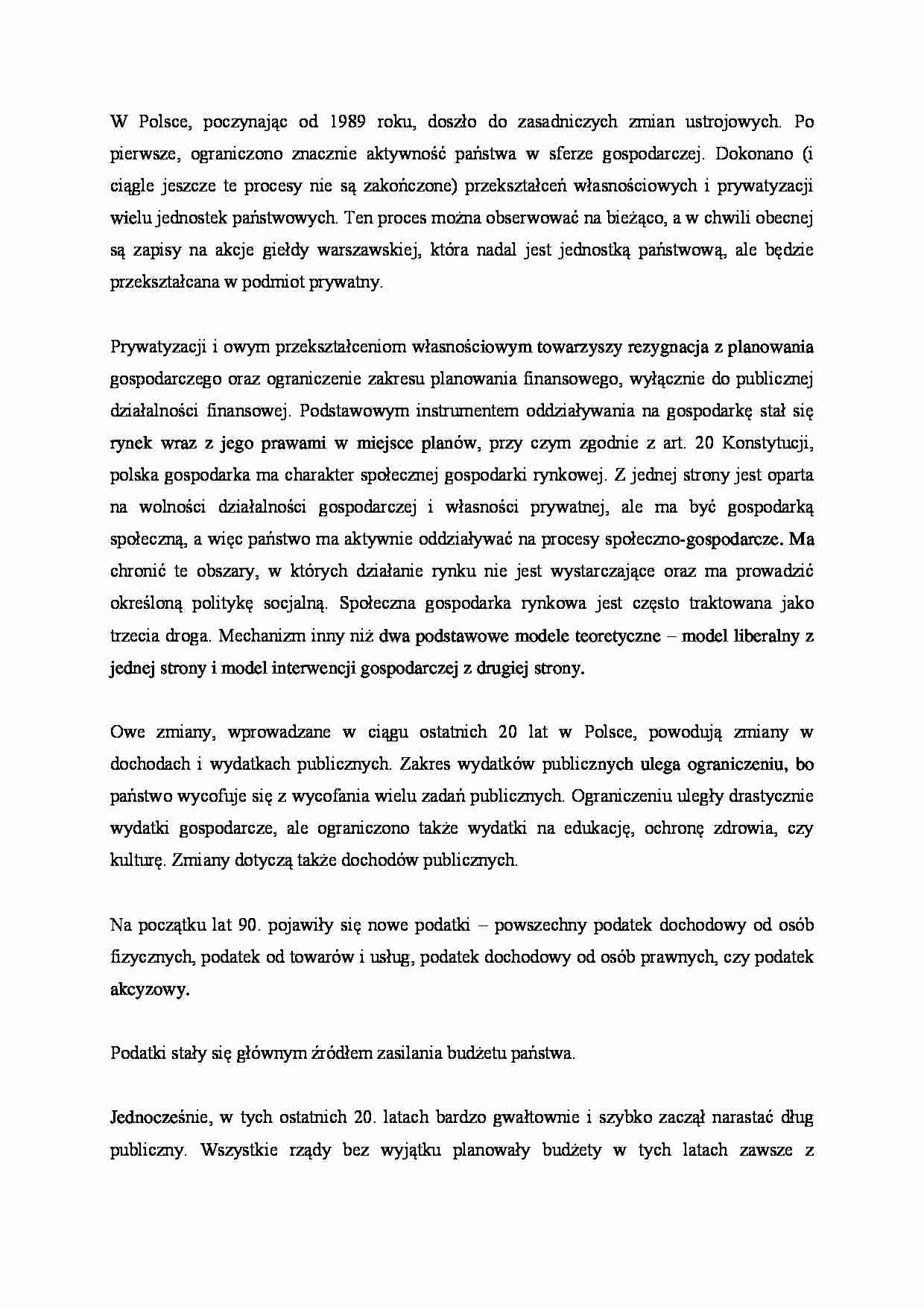 prawo finansowe w Polsce, nauki zajmujące się finansami publicznymi - strona 1