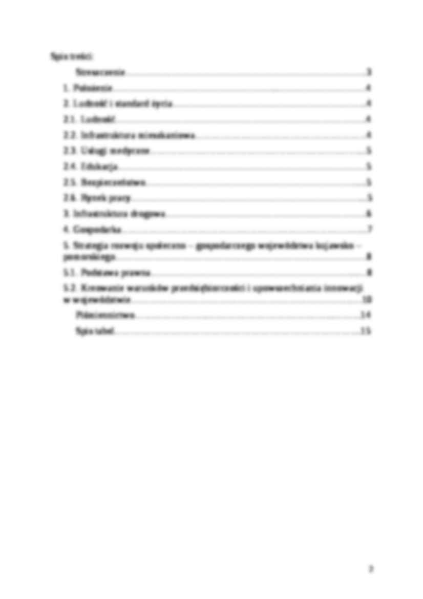 Sytuacja społeczno - gospodarcza województwa kujawsko- pomorskiego (prezentacja) - strona 2
