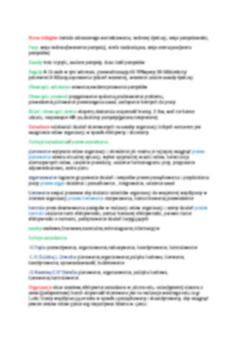 Podstawy organizacji i zarządzania - wykłady - Burza mózgów - strona 2