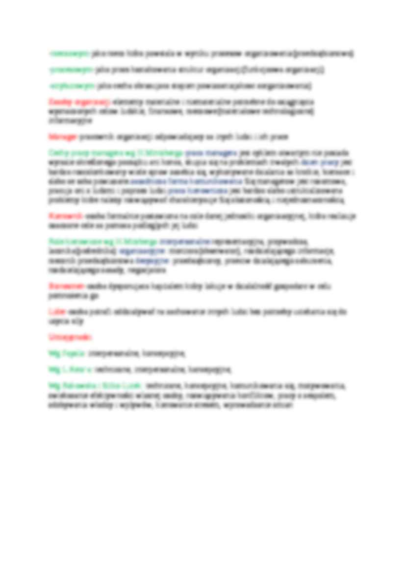 Podstawy organizacji i zarządzania - wykłady - Burza mózgów - strona 3