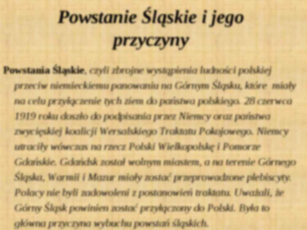Powstanie Śląskie - strona 2