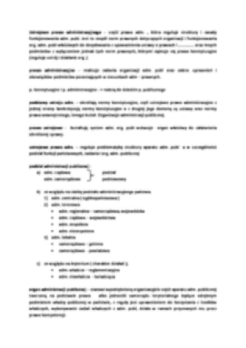 Ustrojowe prawo administracyjne - komplet wykładów - strona 2