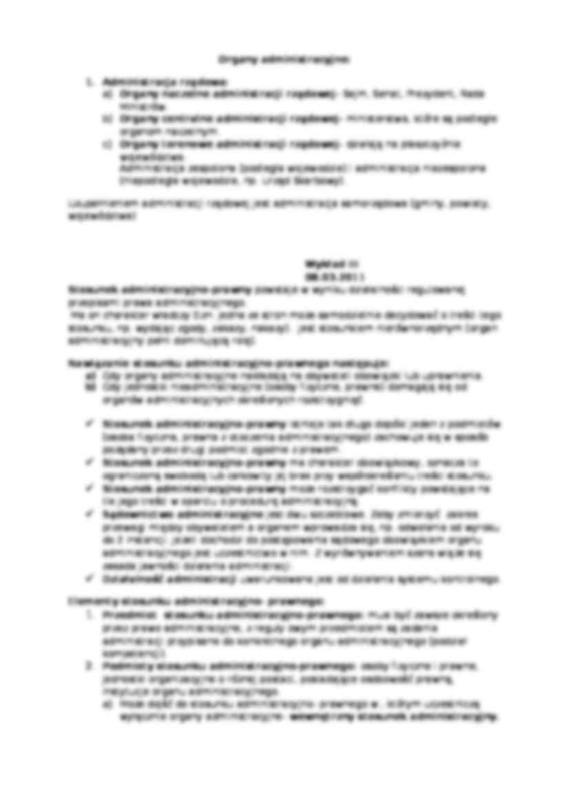 Prawo administracyjne - wykłady - Administracja rządowa - strona 3