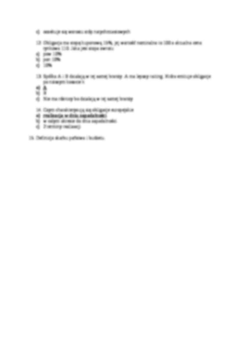 Finanse - egzamin - strona 2