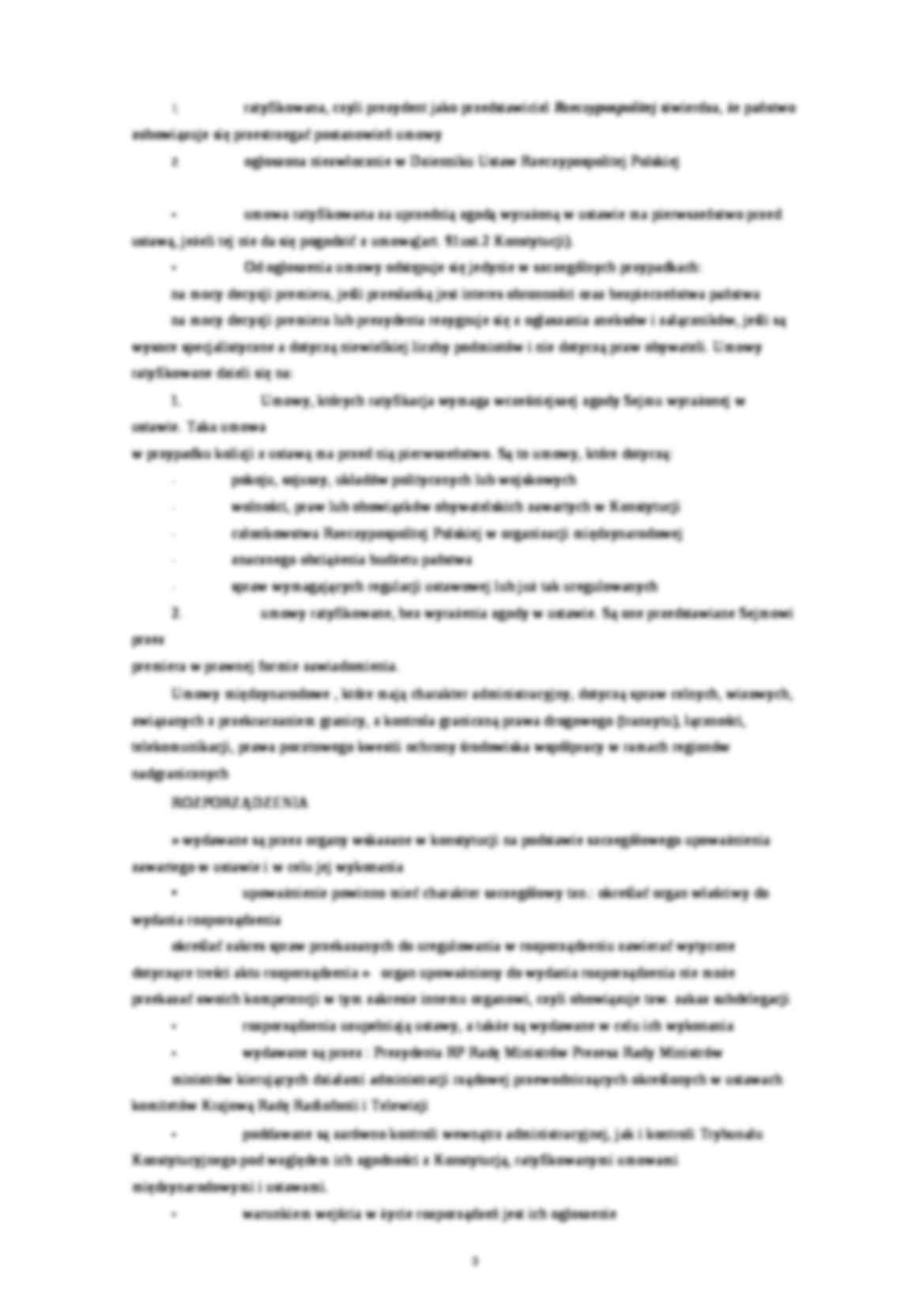 Prawo administracyjne - notatki z wykładów - strona 3