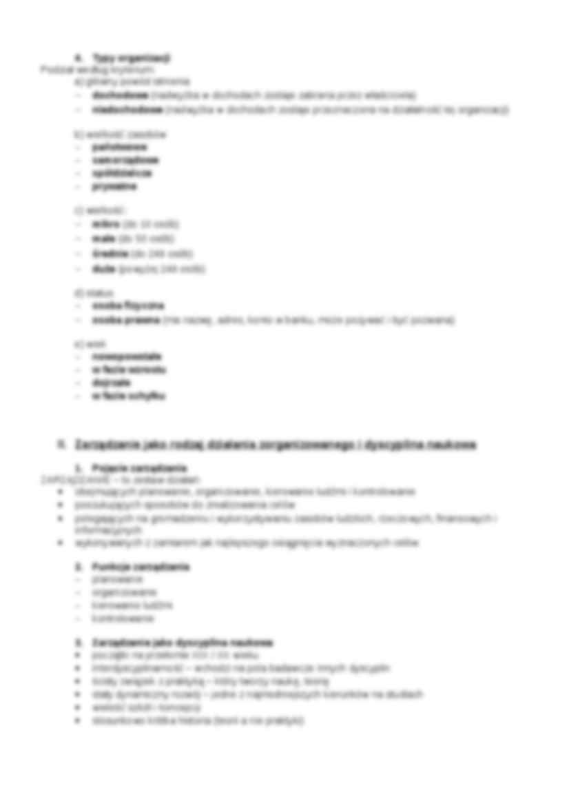 Podstawy zarządzania - wykłady - organizacja - strona 2