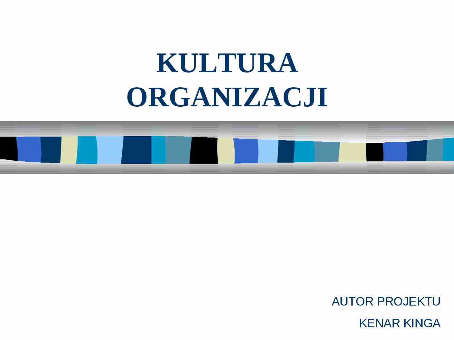 Kultura organizacji- prezentacja multimedialna - strona 1