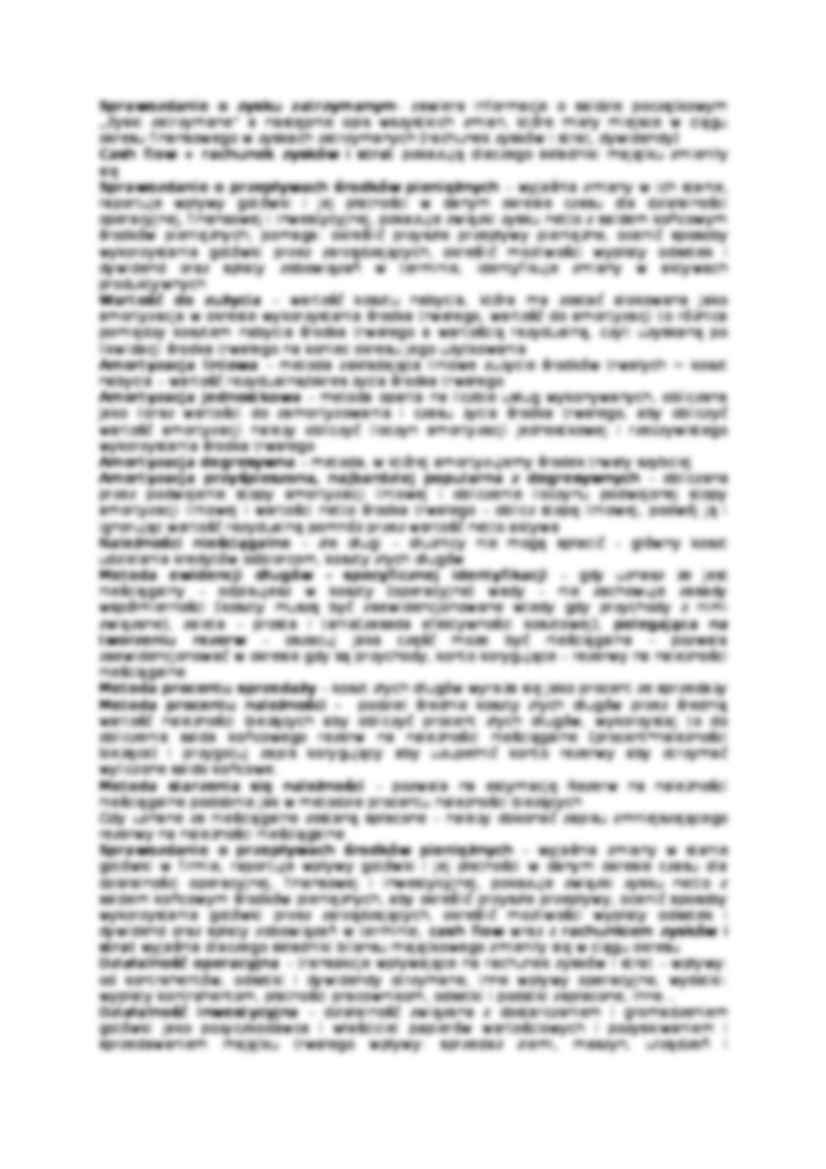 Rachunkowość - definicje (5 stron) - strona 3