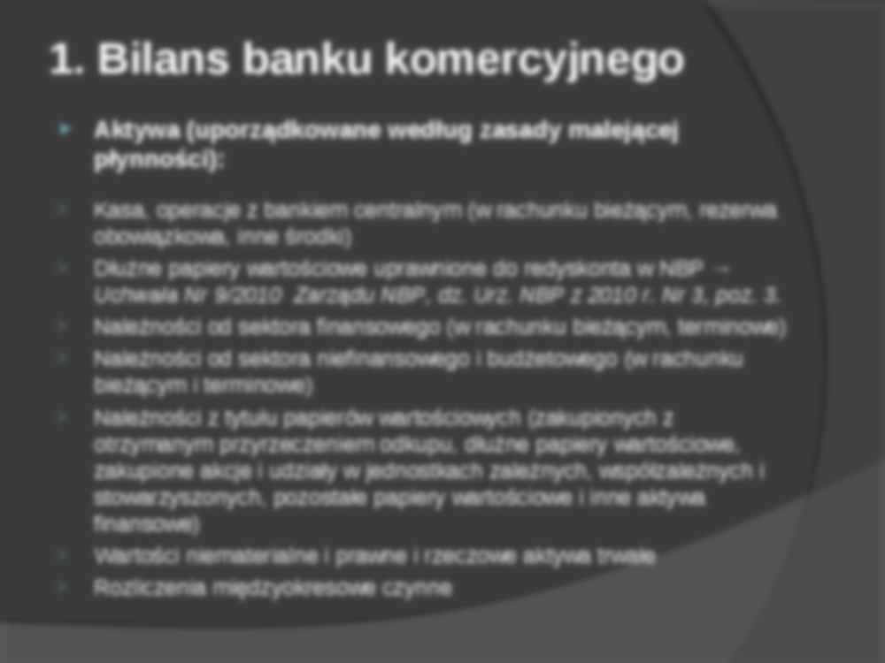 Bilans banku komercyjnego - strona 3