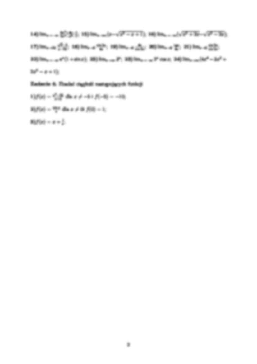 matematyka granice ciągów i funkcji - strona 2