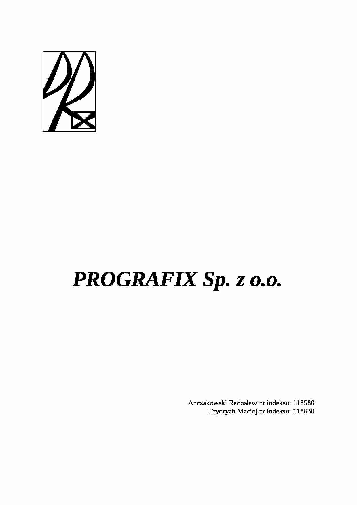 Prografix projekt drukarni - strona 1