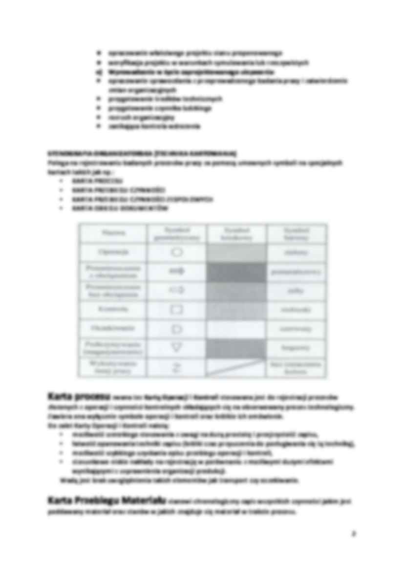 Badanie metod pracy - Karta Operacji i Kontroli - strona 2