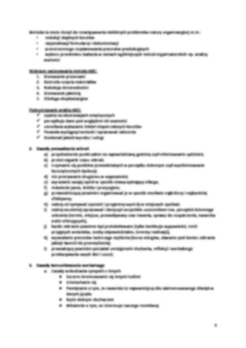 Zasady i metody usprawniające pracę kierowniczą - strona 3