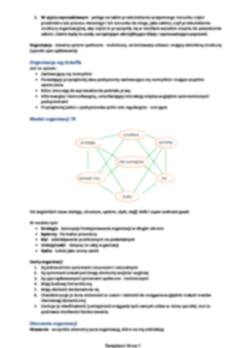 Podstawy organizacji i zarządzania zagadnienia - strona 2