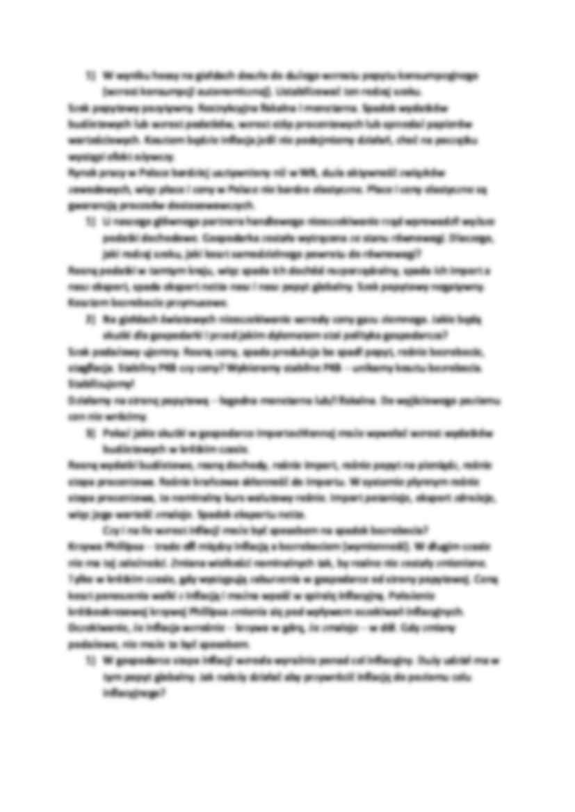 Wahania koniunkturalne - zadania - strona 2