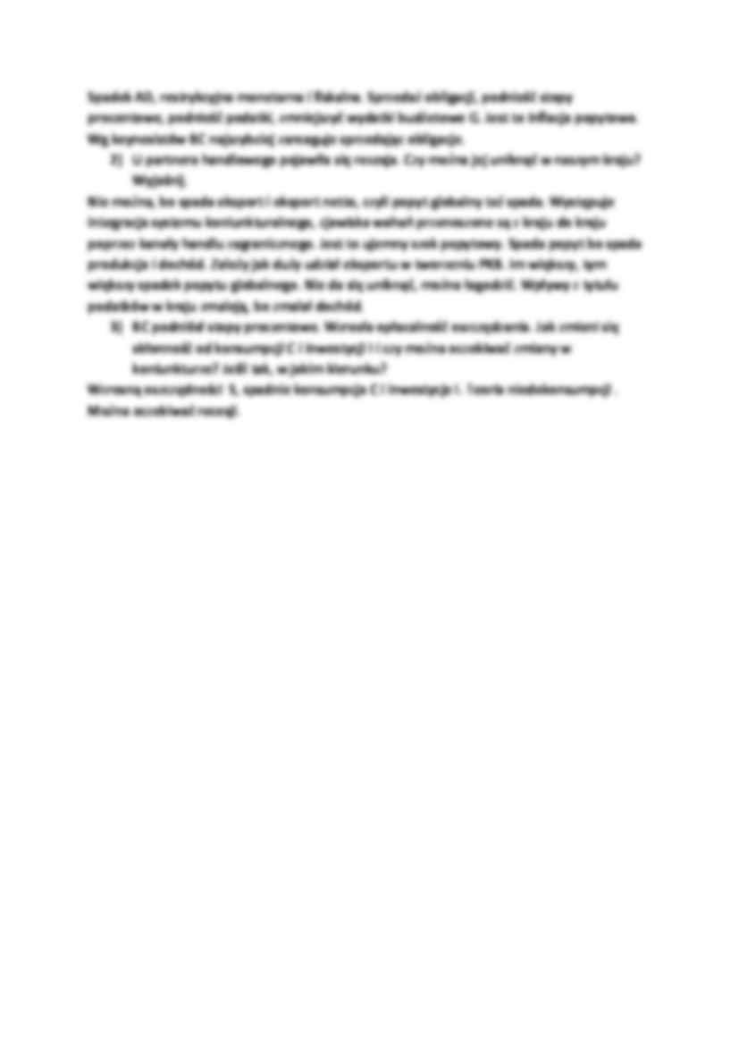 Wahania koniunkturalne - zadania - strona 3