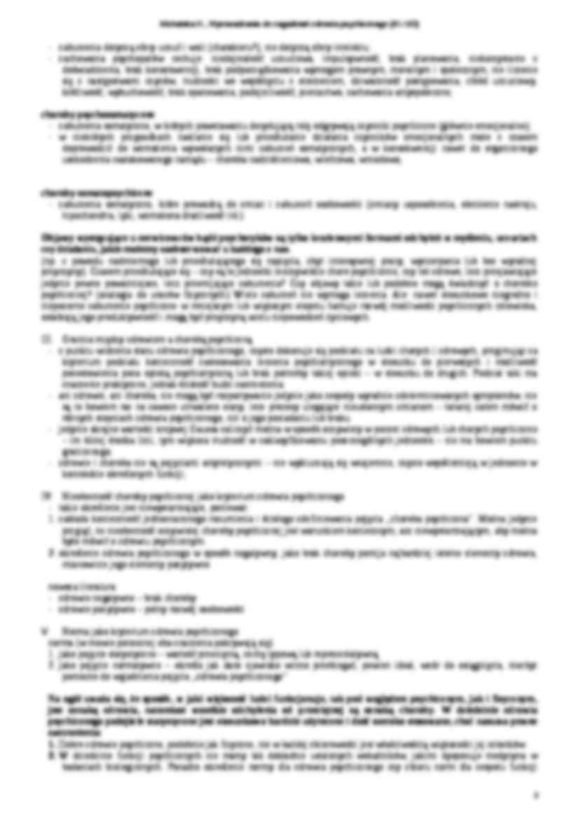 Michalska - Wpr. do zagadnień zdrowia psychicznego - strona 2
