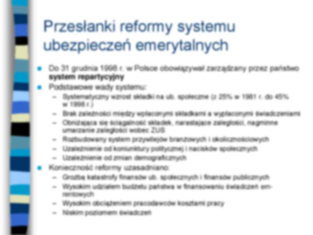 System emerytalny w Polsce – informacje podstawowe  - strona 2