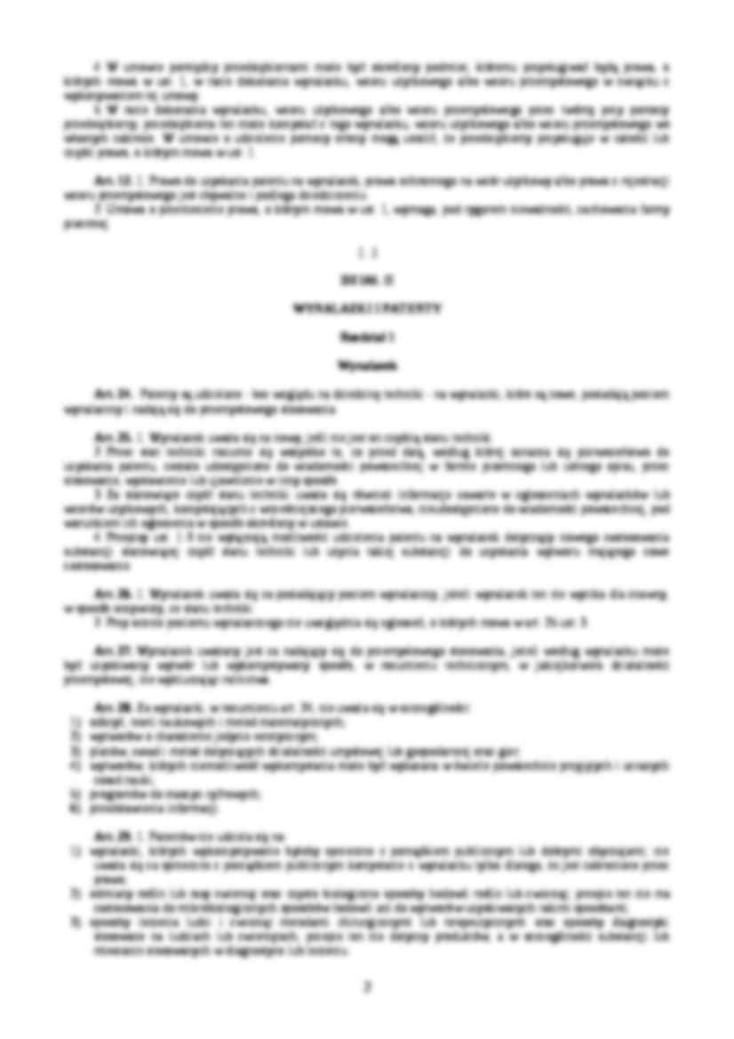 prawo własności przemysłowej - ustawa - strona 2