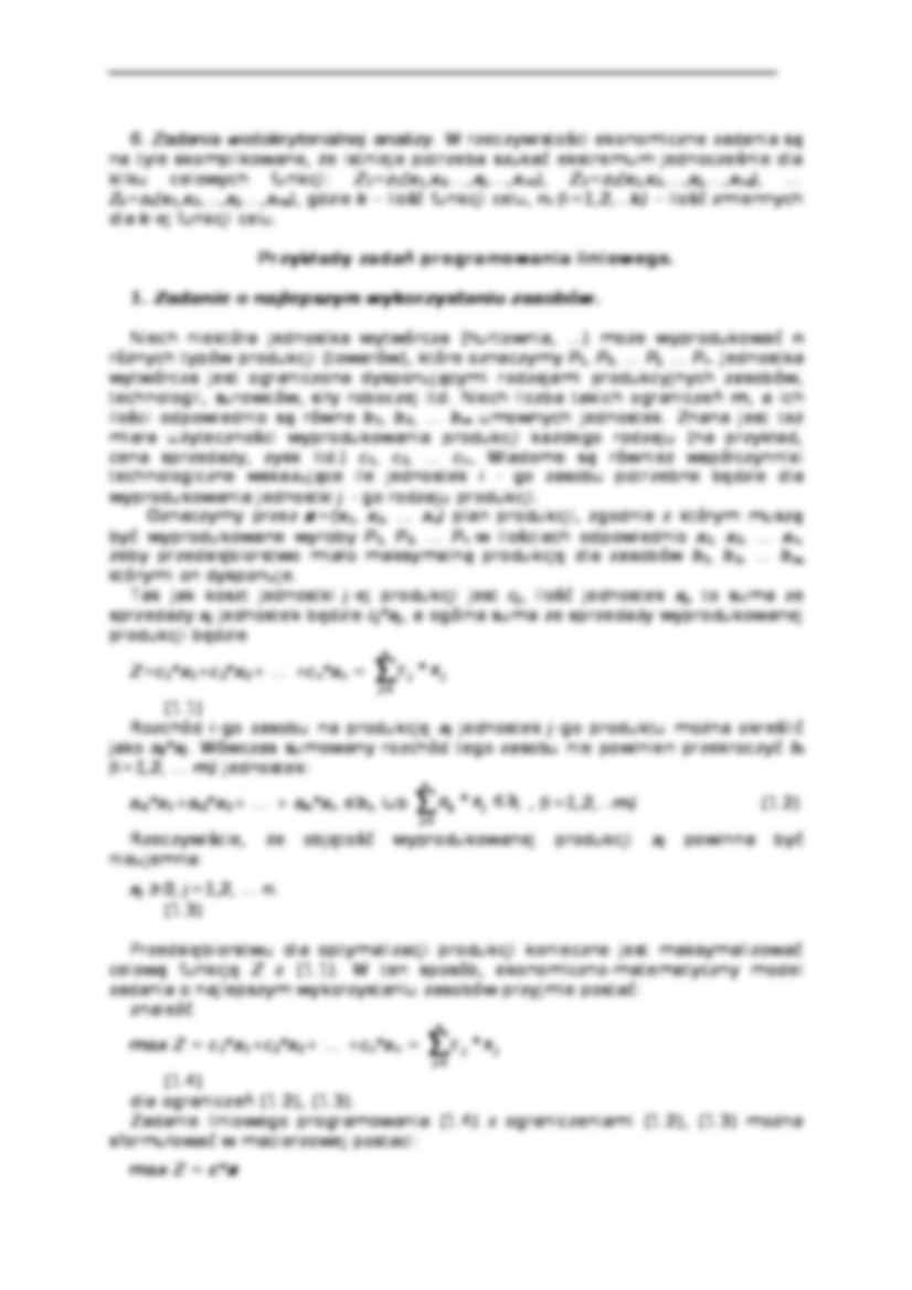 Ekonomietria - programowanie liniowe - strona 3