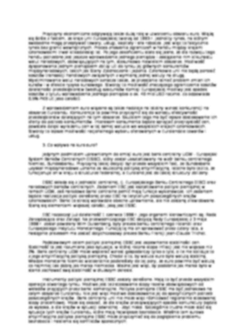 Wspólna waluta - zasady działania - strona 2