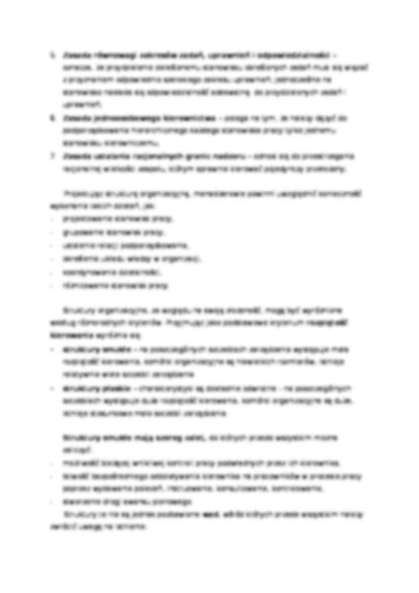 Struktury organizacyjne - istota i rodzaje - strona 3