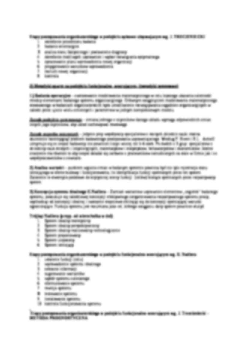 Metody organizacji i zarządzania - teoria - strona 2