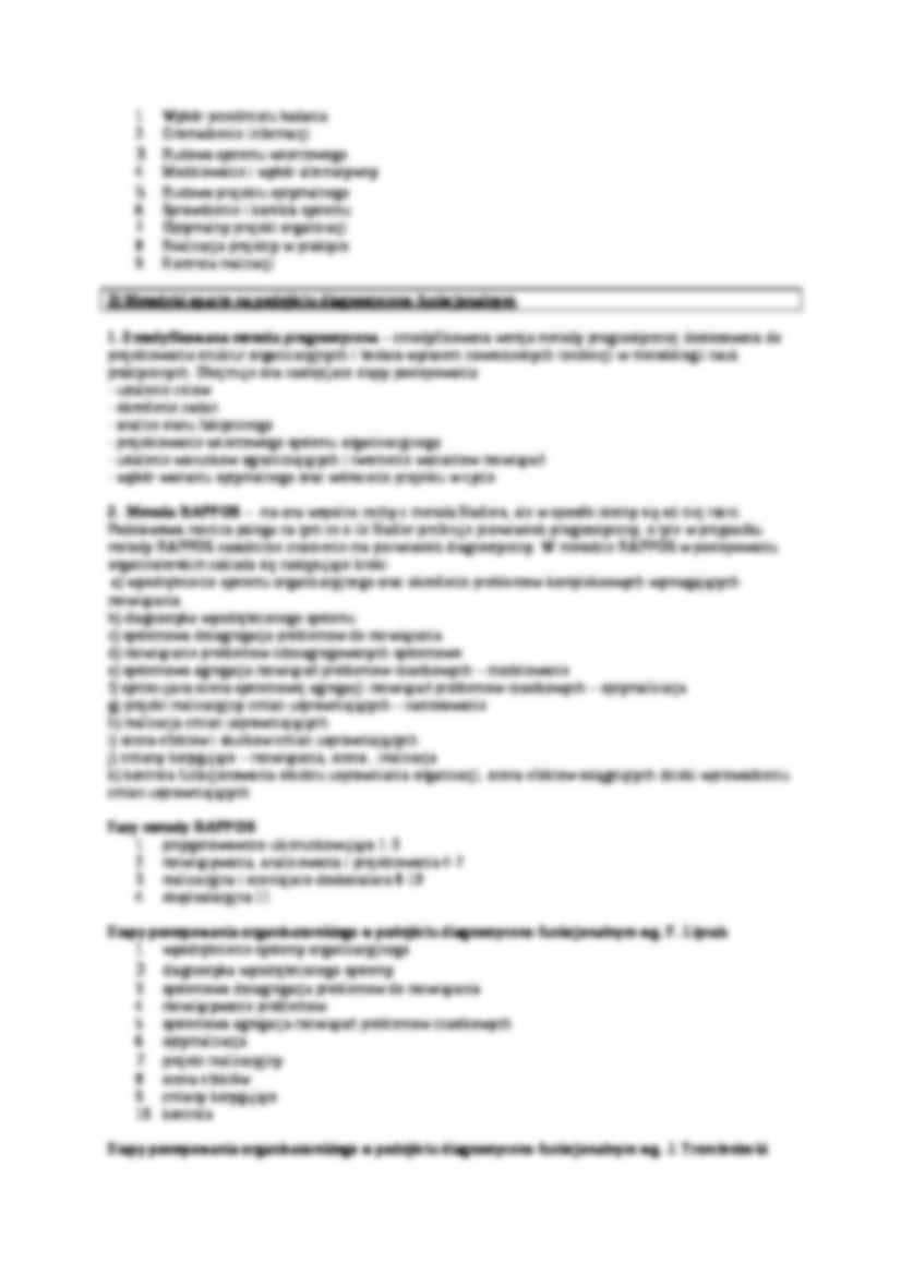 Metody organizacji i zarządzania - teoria - strona 3