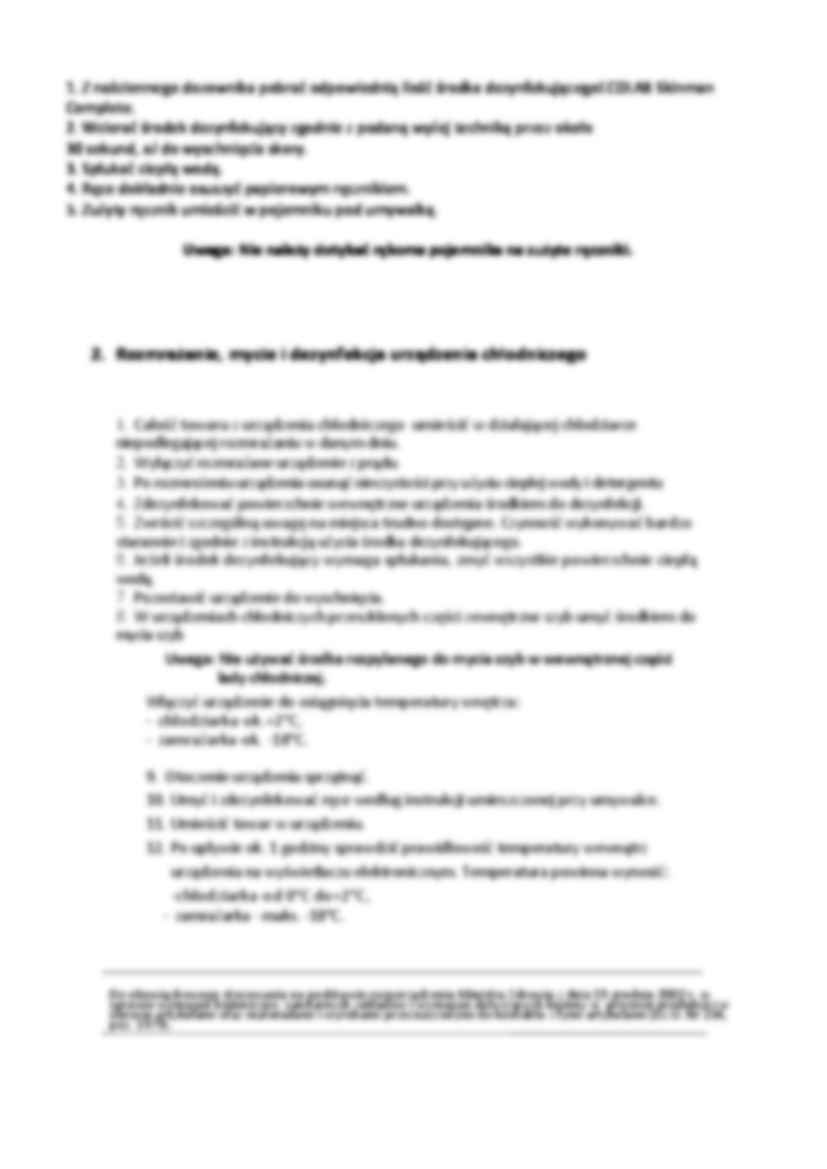Instrukcja jako uszczegółowienie procedury systemu zarządzania jakością - strona 3