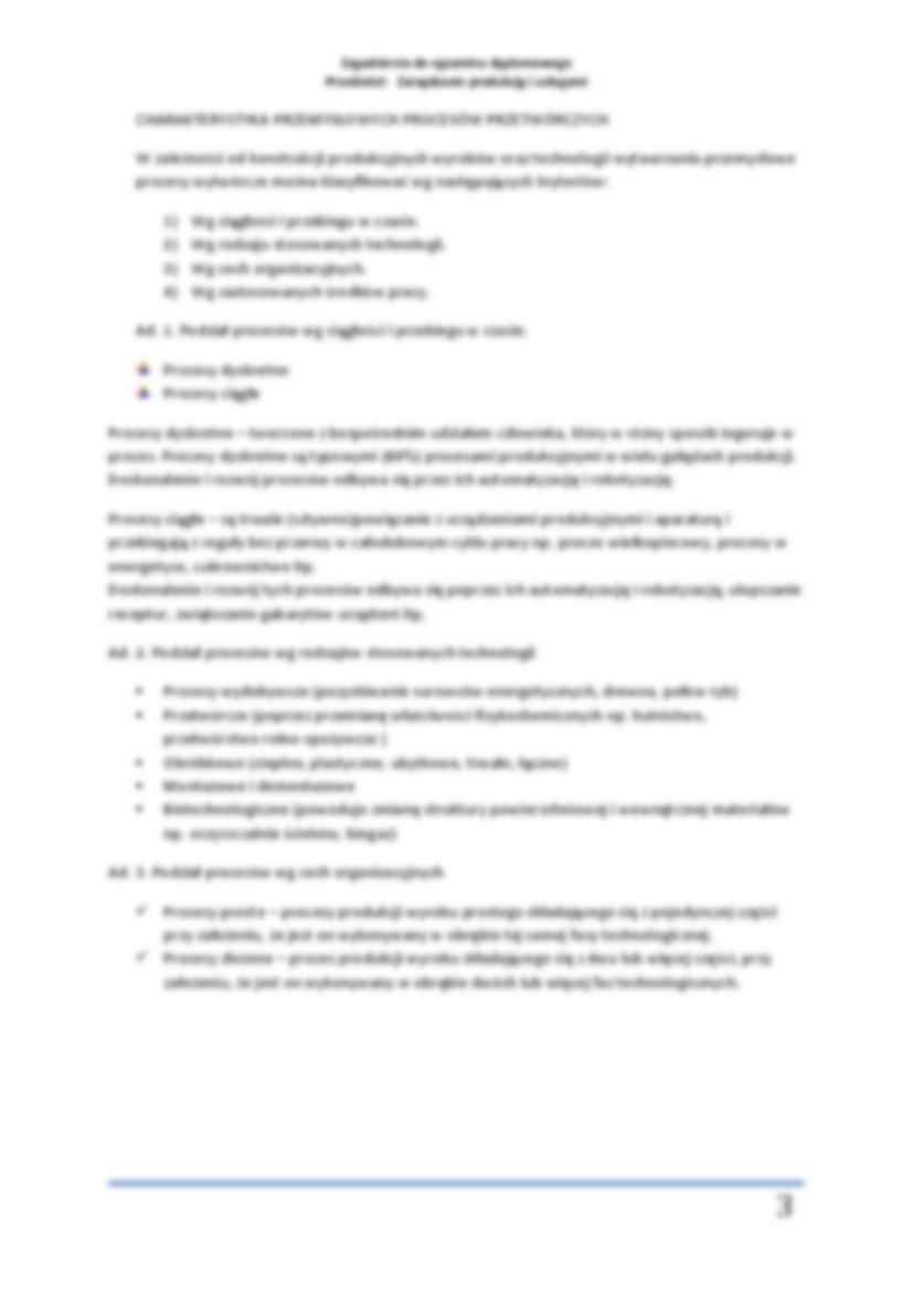 Zagadnienia - zarządzanie Produkcją i usługami - strona 3