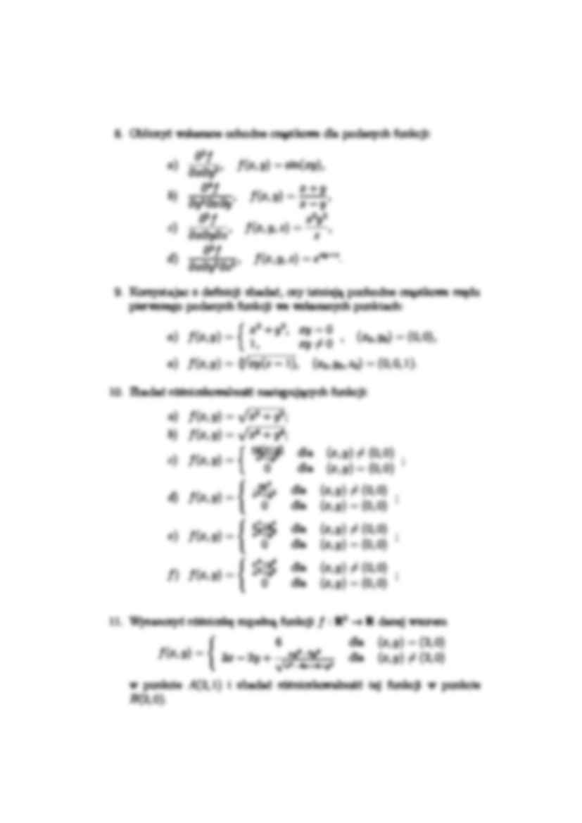 analiza matematyczna  zestaw 8 zadania - strona 3