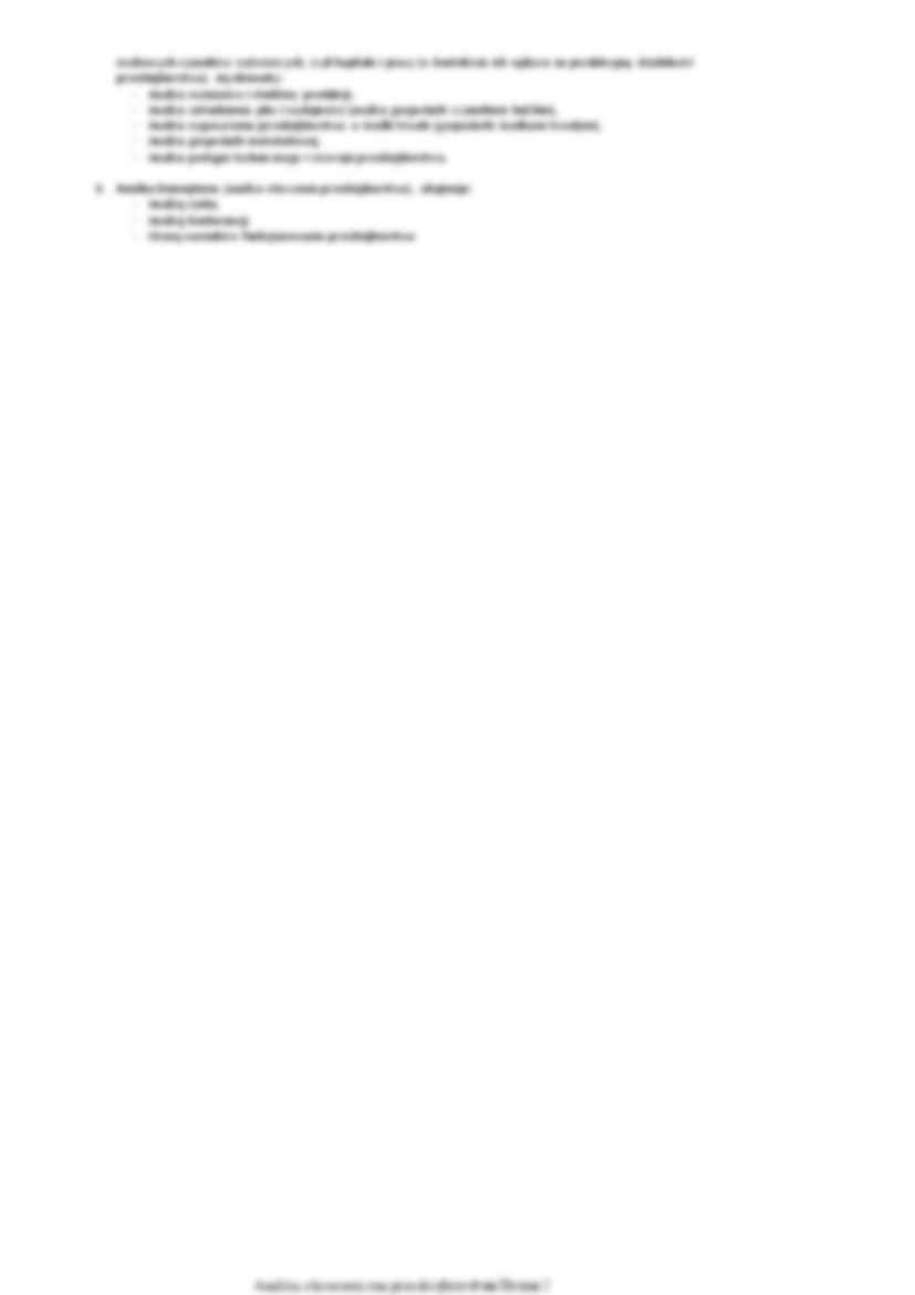 Analiza ekonomiczna przedsiębiorstw - istota, elementy, cele - strona 2