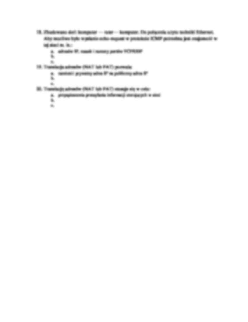 Sieci komputerowe egzamin - strona 3