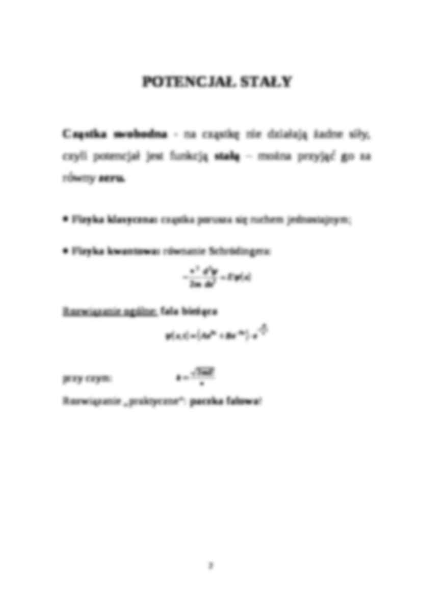 fizyka równania schroedingera - strona 2