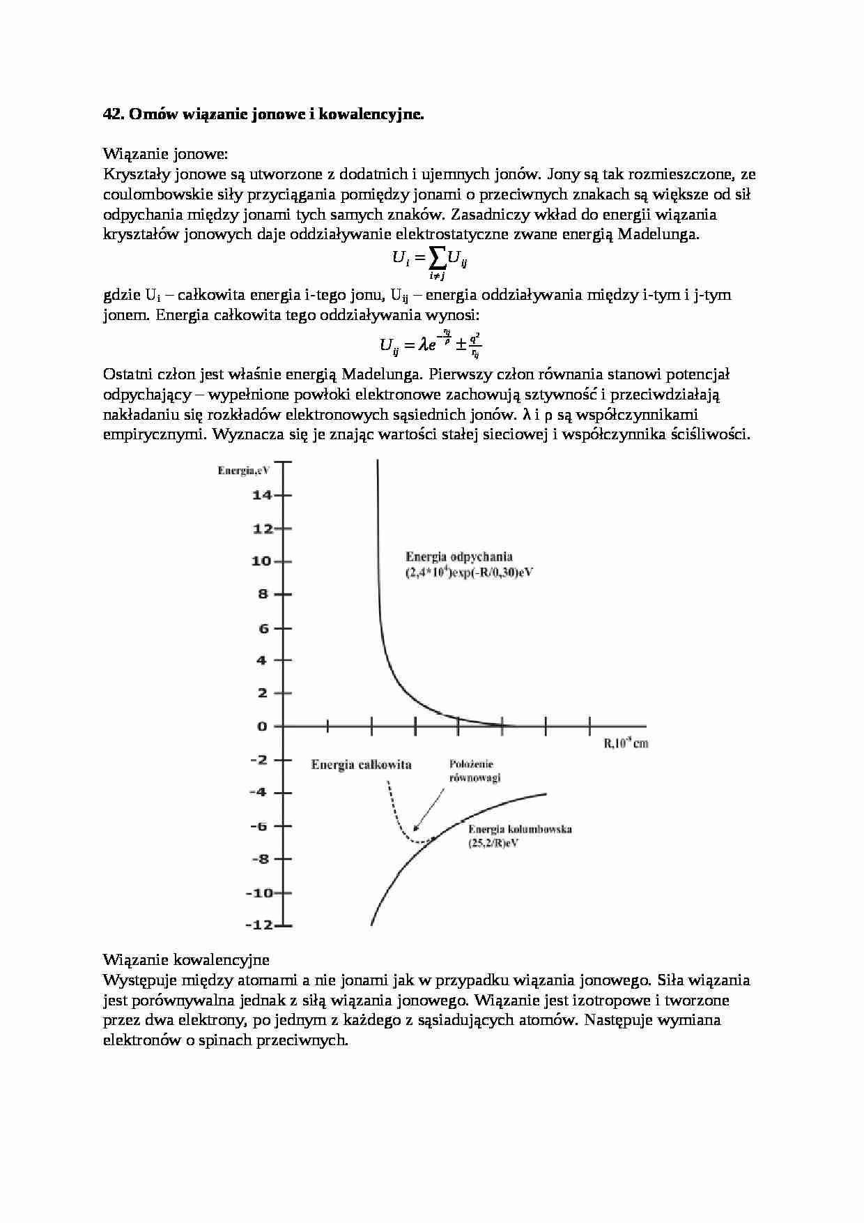 wiązania jonowe i kowalencyjne - strona 1