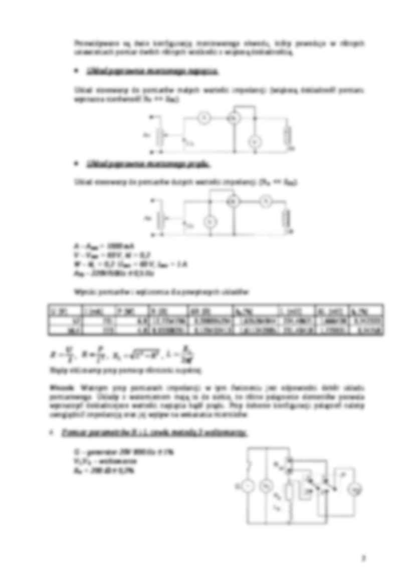  Pomiary impedancji II - metody techniczne. - strona 2