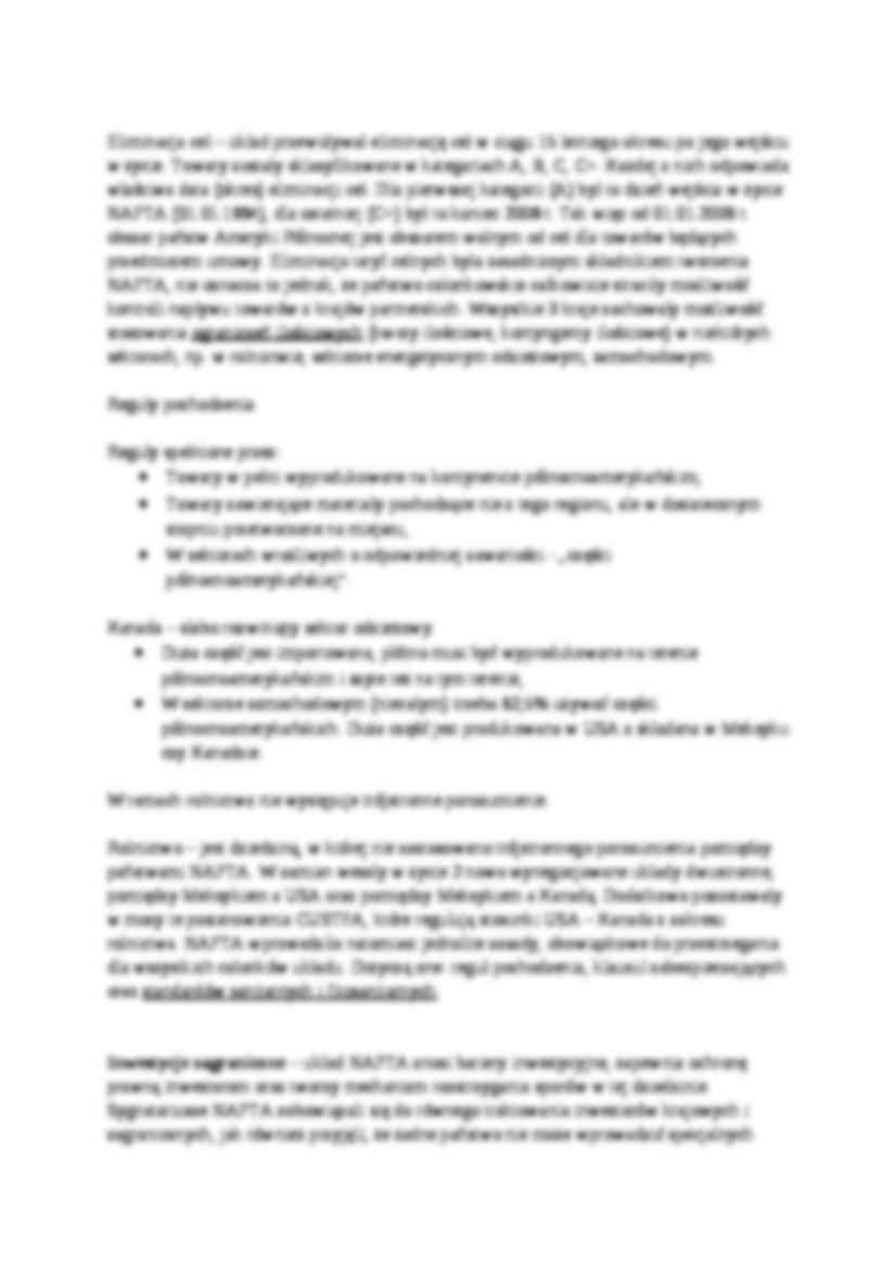 Układ NAFTA - początek - strona 3