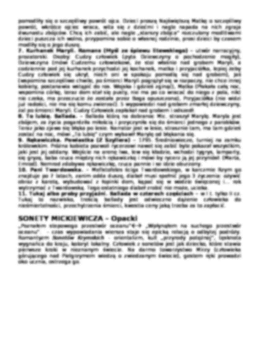 Mickiewicz - Ballady - strona 2