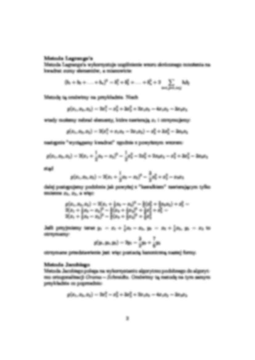 Formy kwadratowe - algebra - strona 2