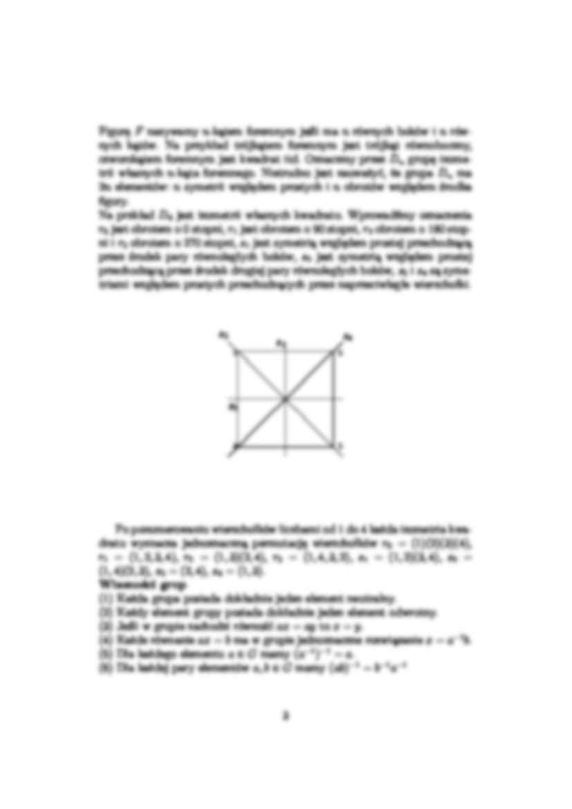 Algebra - wykład : grupy - strona 3