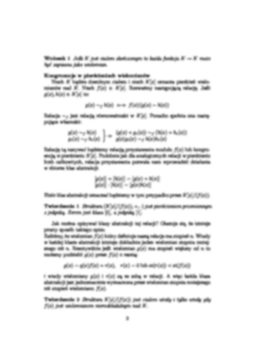 Interpolacja wielomianowa - algebra - strona 2