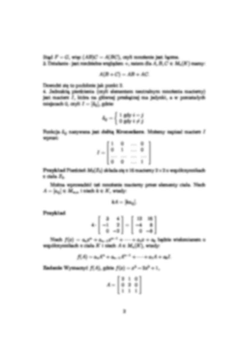Macierze 2 - algebra - strona 2