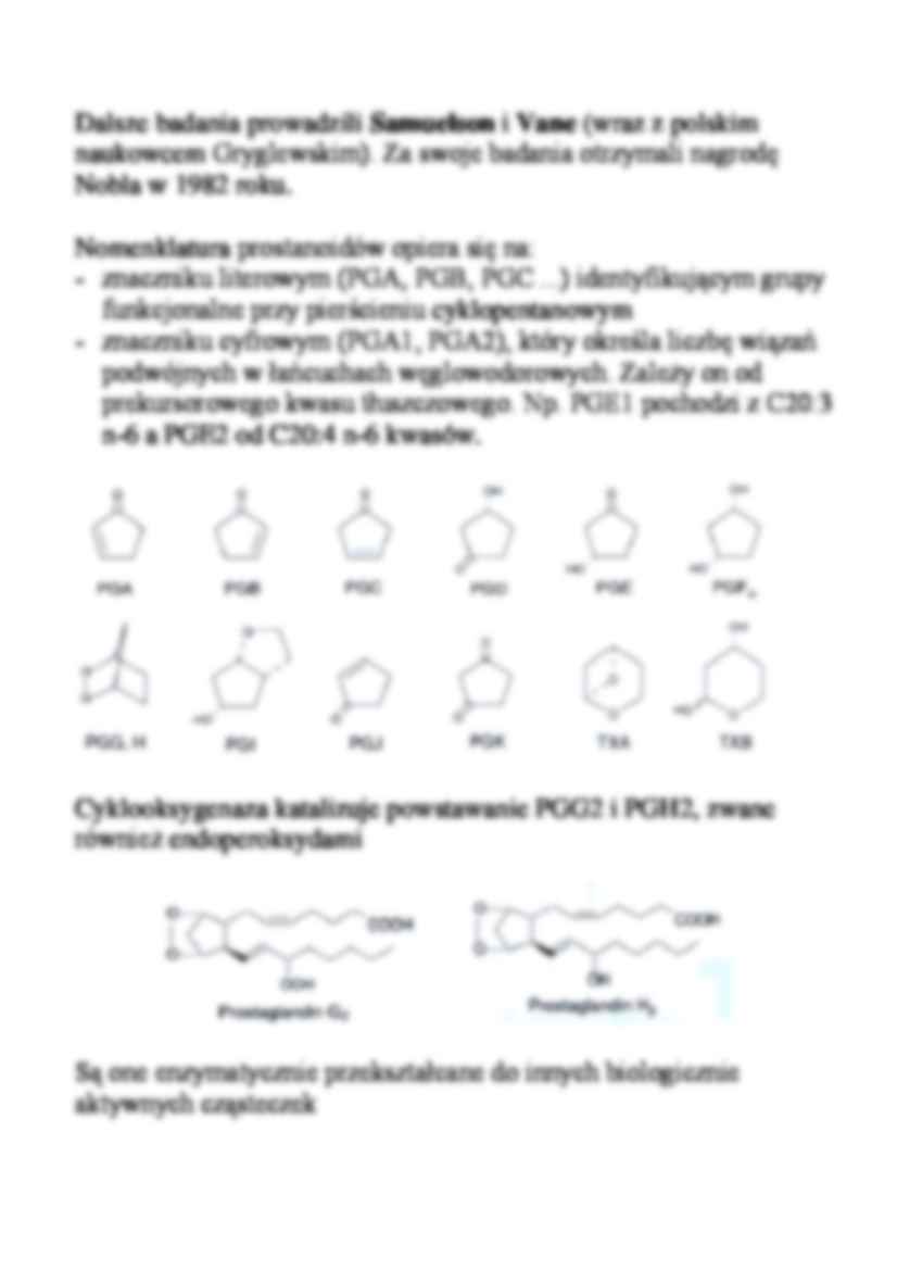 Lipidy - prostanoidy  - strona 2